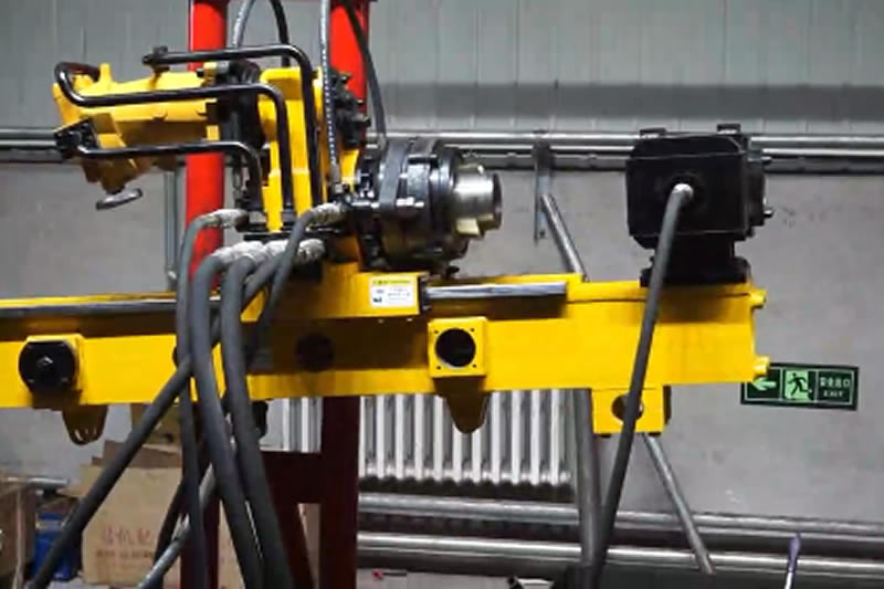 KY-600B鉆機(jī)，試機(jī)與井下施工